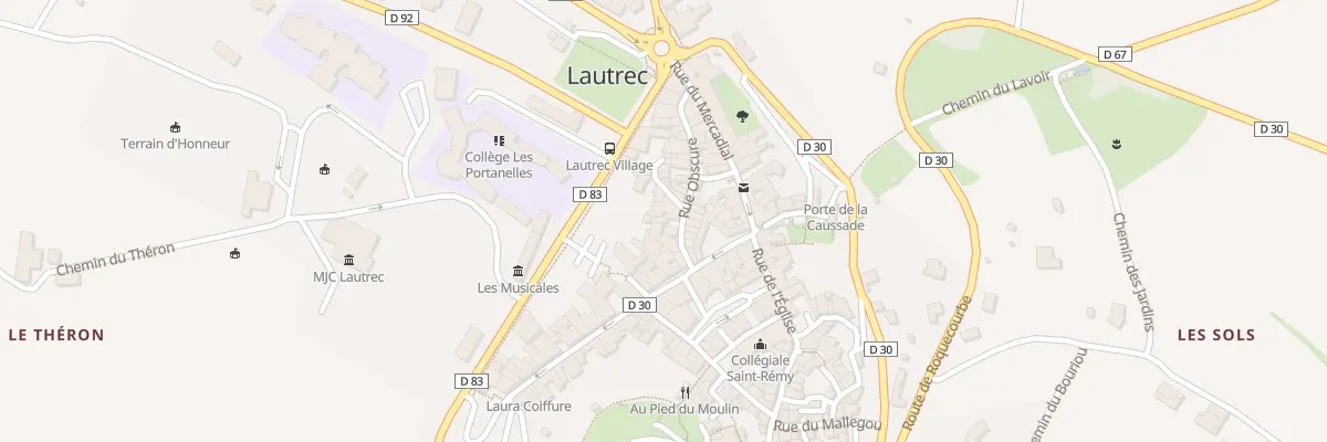 Plan du 3T Rue Obscure à Lautrec
