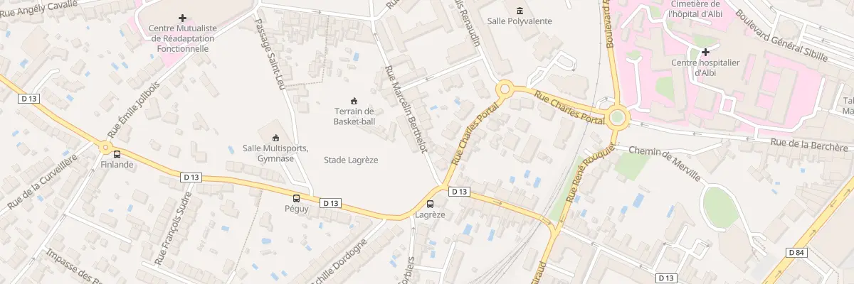 Plan du 19 Rue Marcelin Berthelot à Albi