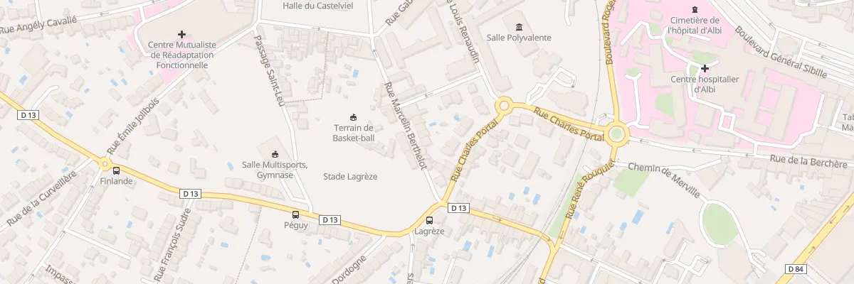 Plan du 11 Rue Marcelin Berthelot à Albi