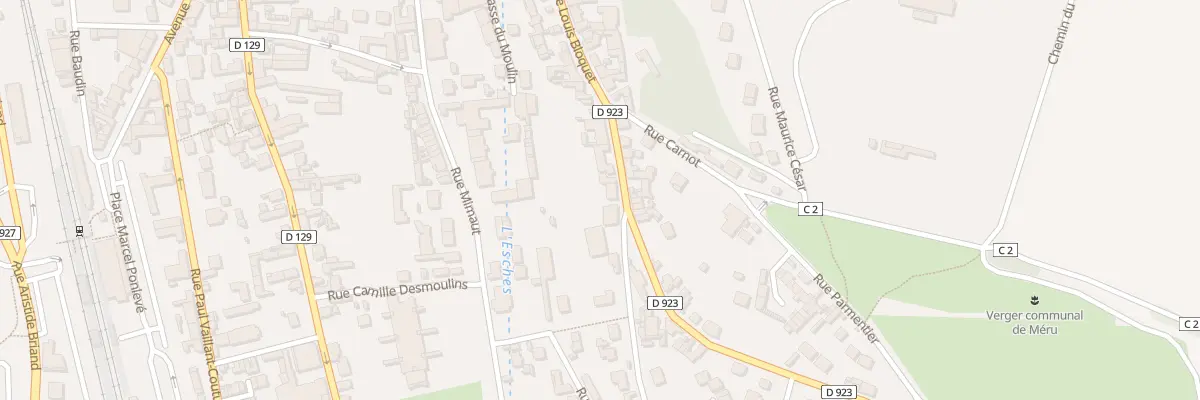 Plan du 64B Rue Louis Bloquet à Méru