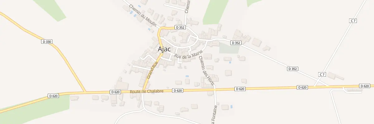 Plan du 50 Le Village à Ajac