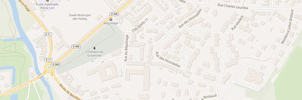 Plan du 34 Rue des Hirondelles à Gravelines