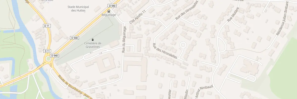 Plan du 38 Rue des Hirondelles à Gravelines