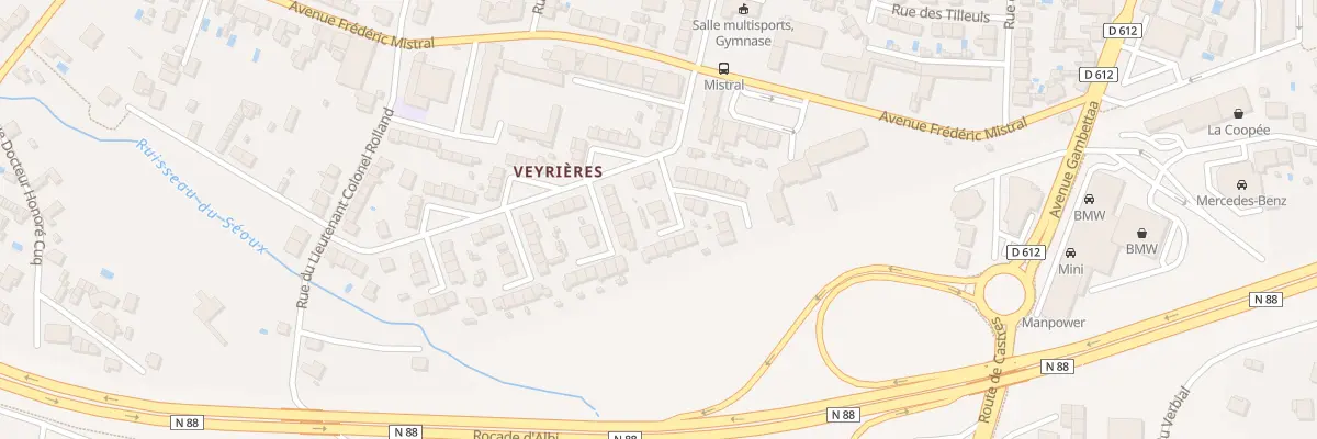 Plan du 6 Rue Nobel à Albi