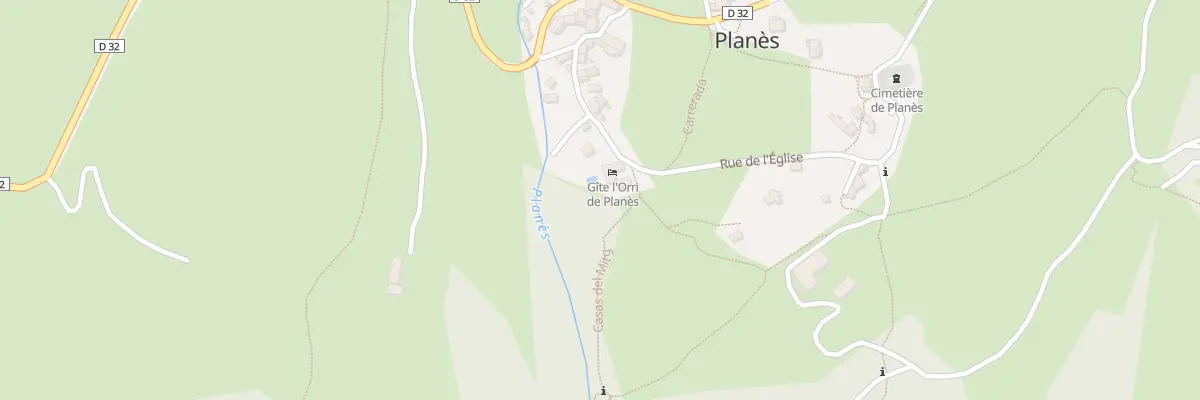 Plan du 5003G Casas Del Mitg à Planès
