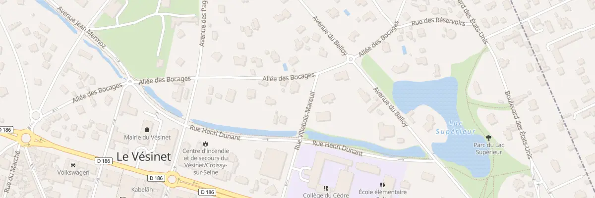 Plan du 47 Rue Villebois Mareuil au Vésinet