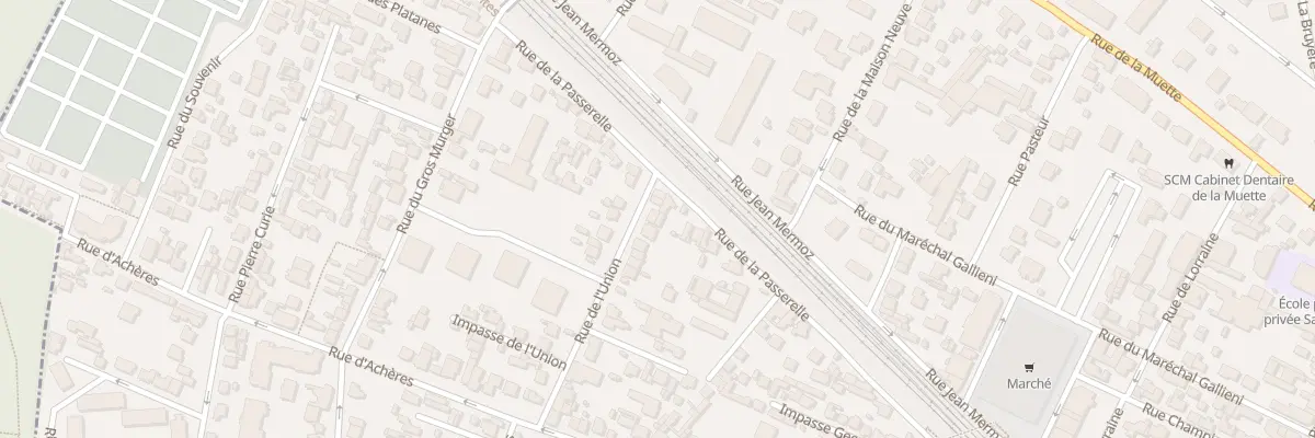 Plan du 3 Rue de l’Union à Maisons-Laffitte