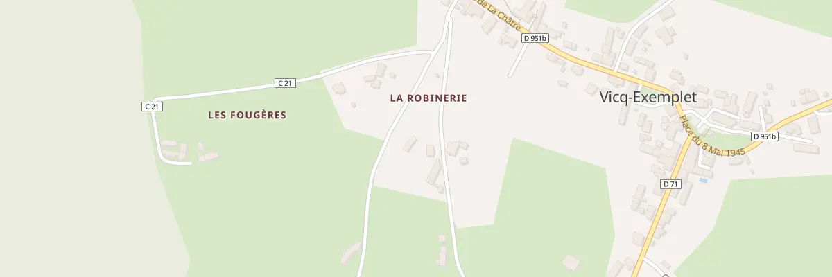 Plan du 5068 Le Bourg à Vicq-Exemplet