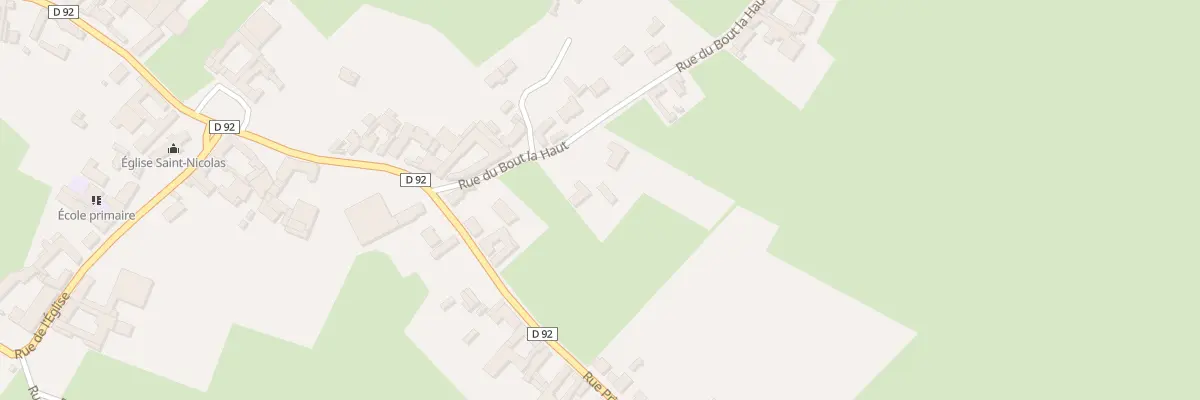Plan du 5 Rue du Bout la Haut à Audincthun