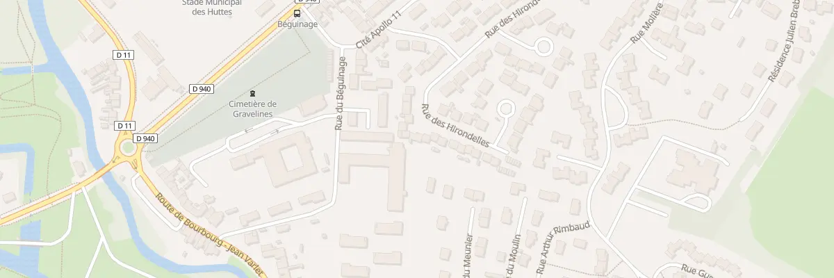 Plan du 42 Rue des Hirondelles à Gravelines