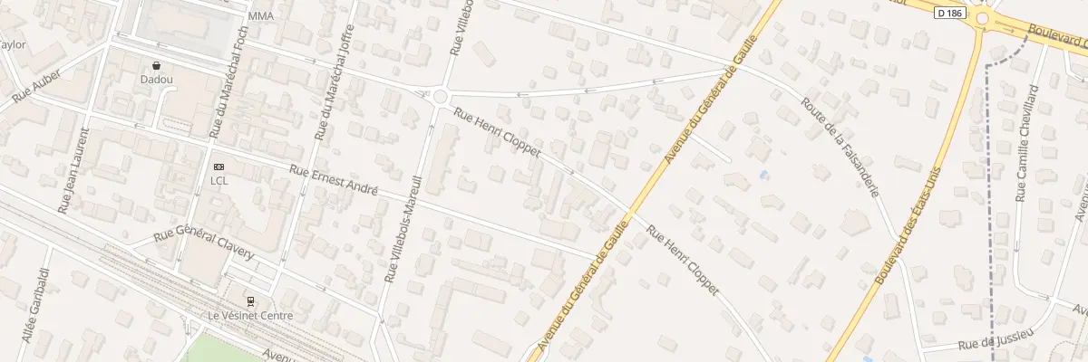 Plan du 55 Rue Henri Cloppet au Vésinet
