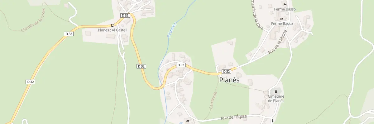 Plan du 2 Imp de l’Oratoire à Planès
