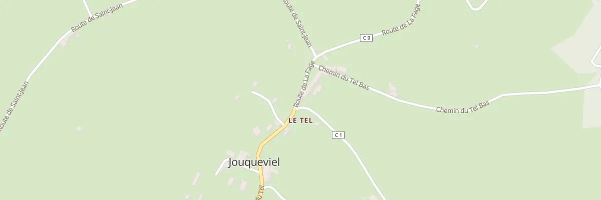 Plan du 11 Rte de la Garouffié à Jouqueviel