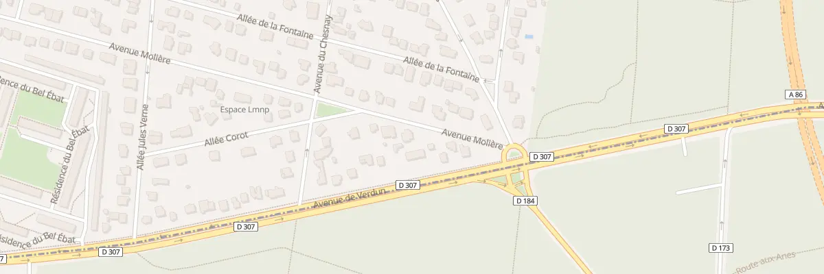Plan du 11 Av Molière à La Celle-Saint-Cloud