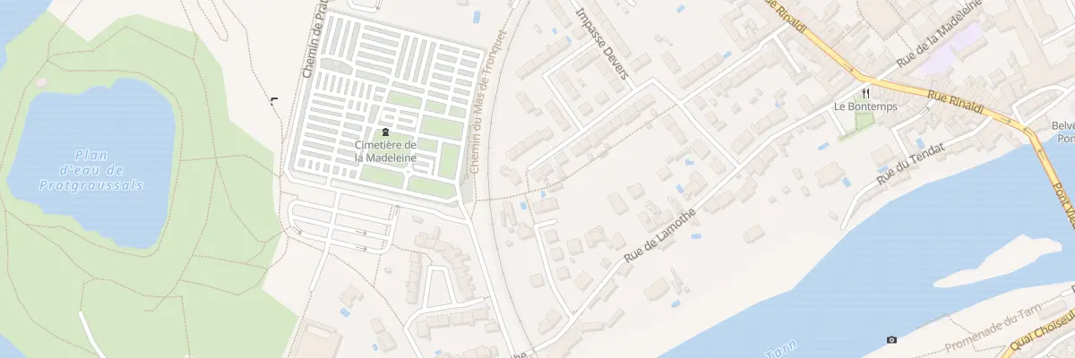 Plan du 31 Rue Cdt Osmin Durand à Albi