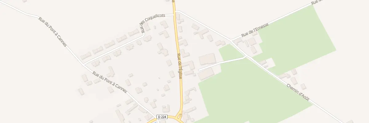 Plan du 160 Rue de l’Eglise à Sainte-Marie-Kerque
