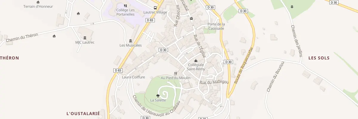 Plan du 11 Pl du Monument à Lautrec