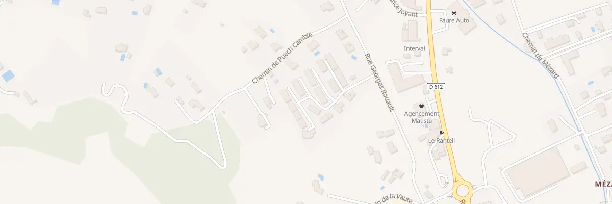Plan du 96 Rue Georges Rouault à Albi