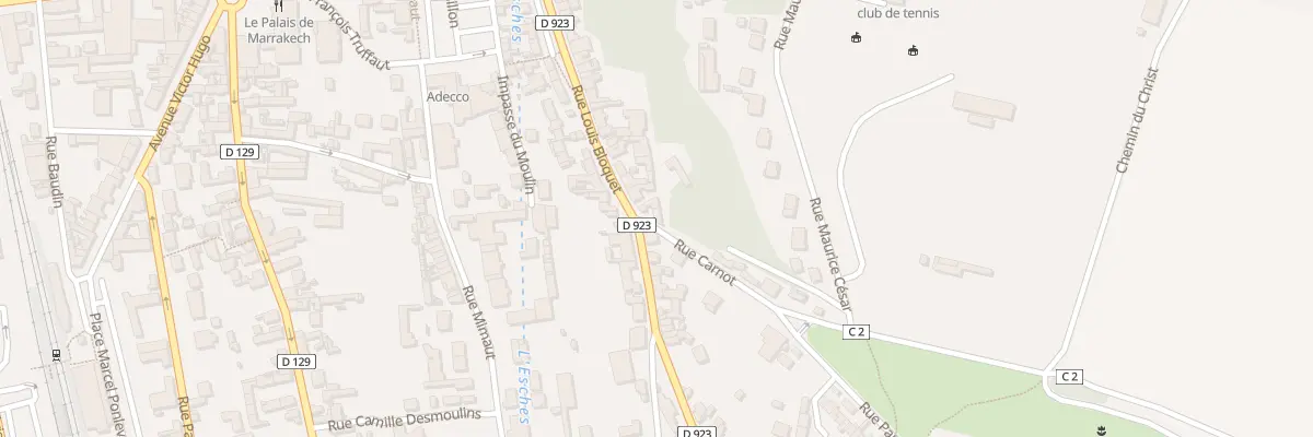 Plan du 1 Rue Carnot à Méru