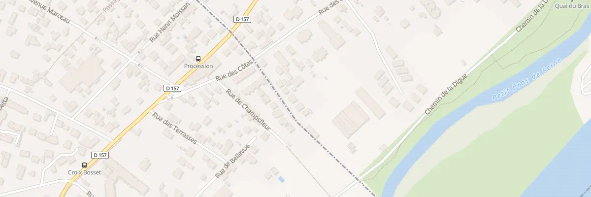 Plan du 9 Rue du Beau Site au Mesnil-le-Roi