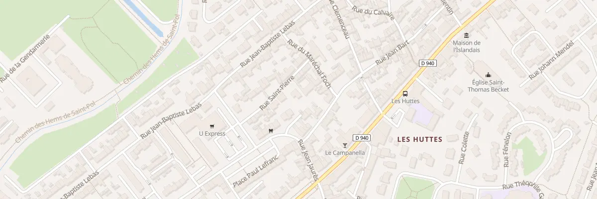 Plan du 16 Rue Saint-Pierre à Gravelines
