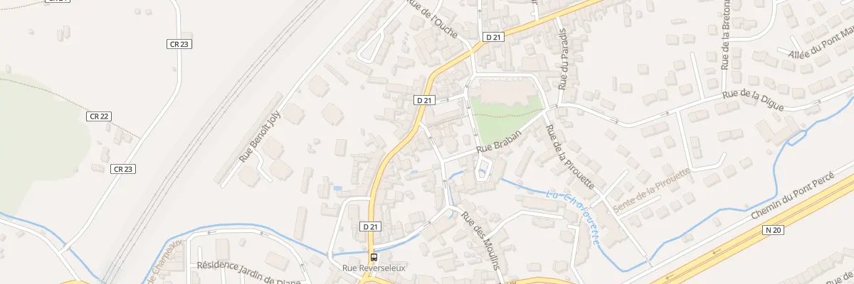 Plan du 2 Rue Badran à Étampes