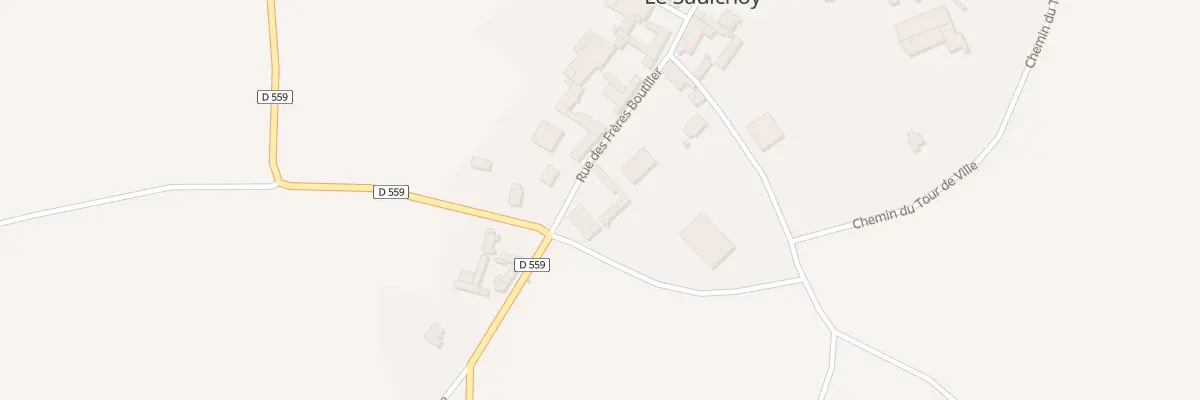 Plan du 2 Rue des Freres Boutiller au Saulchoy