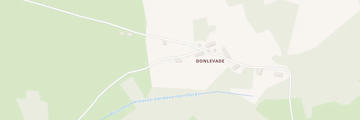 Plan du 10 Donlevade à Saint-Pardoux-les-Cards