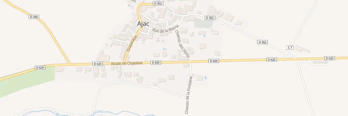 Plan du 14B Rte de Chalabre à Ajac