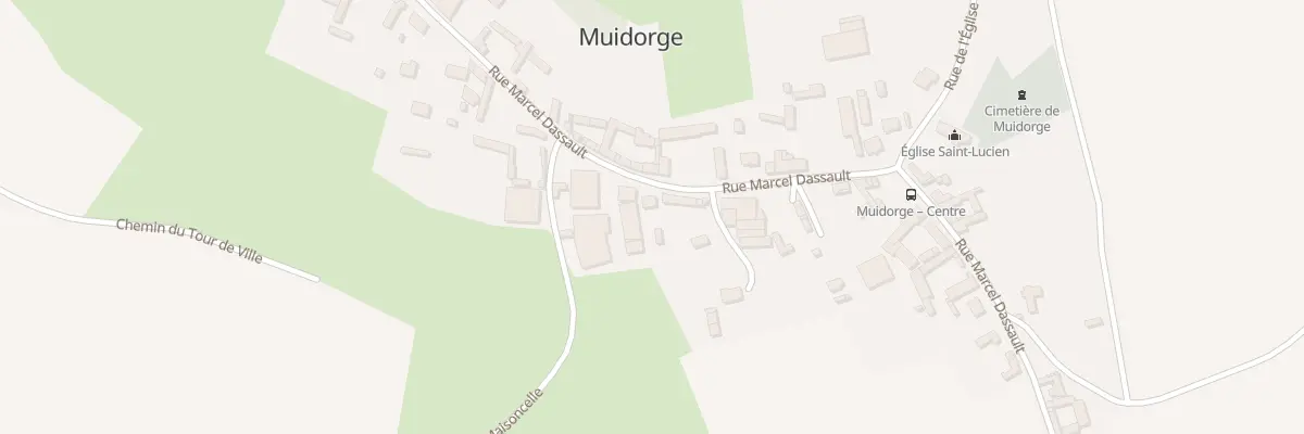 Plan du 25 Rue Marcel Dassault à Muidorge