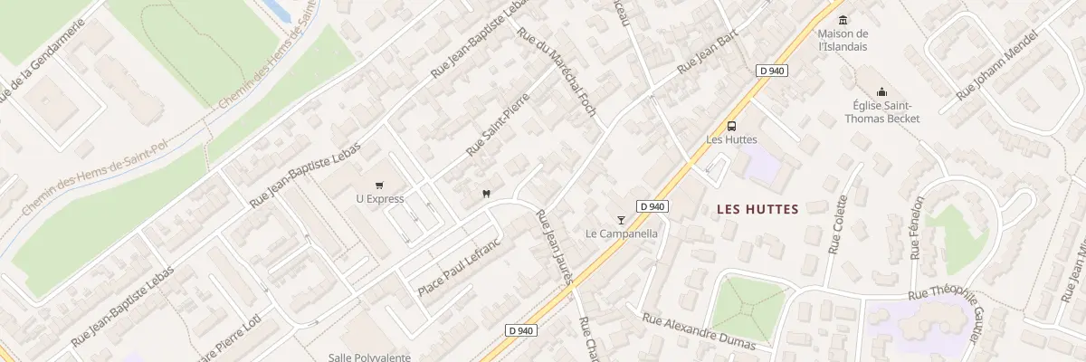 Plan du 3 Rue Jean Bart à Gravelines