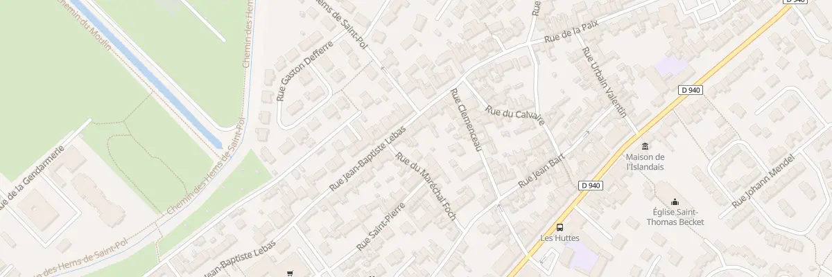 Plan du 44 Rue Jean-Baptiste Lebas à Gravelines