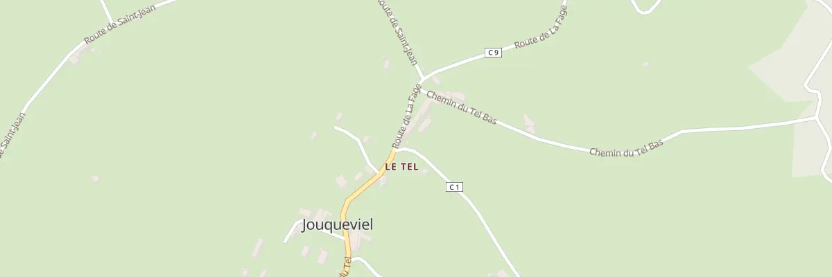 Plan du 5010 Le Tel Sud à Jouqueviel