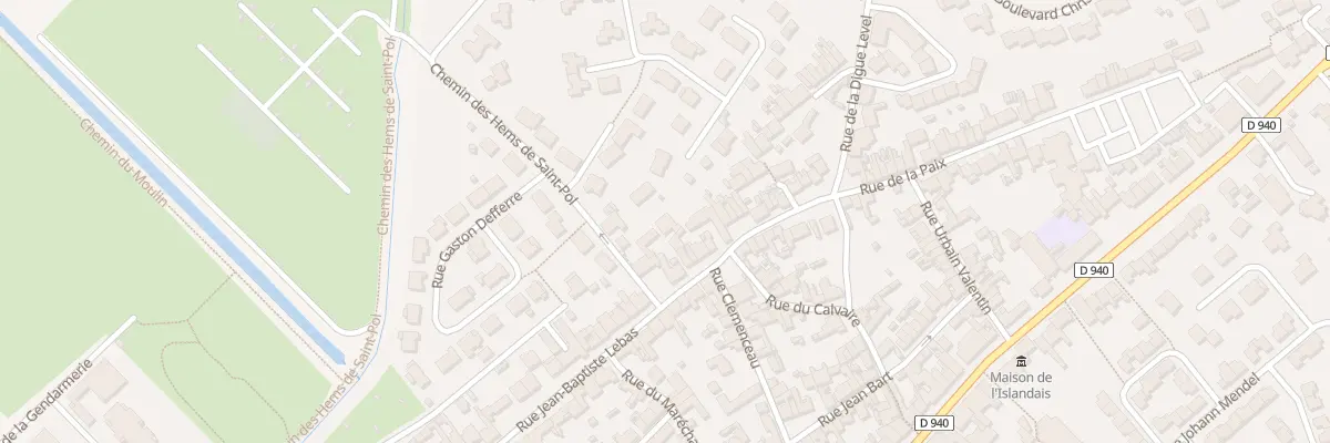 Plan du 145 Rue Jean-Baptiste Lebas à Gravelines