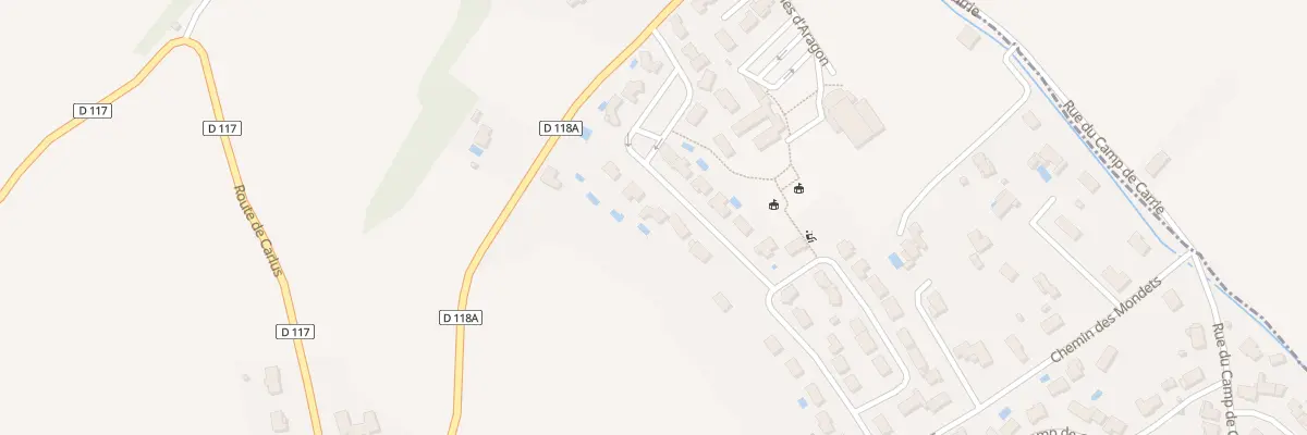 Plan du 12 Rue du Champ des Rossignols à Saliès