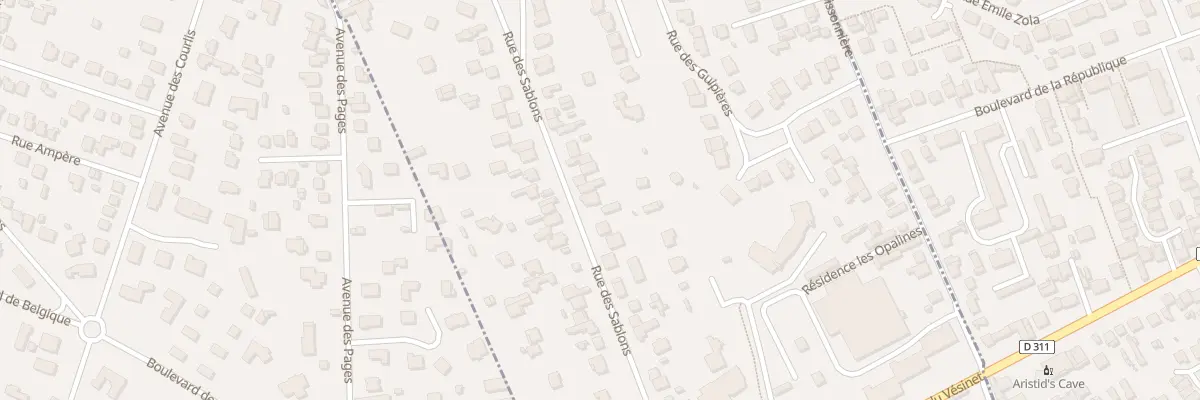 Plan du 46 Rue des Sablons à Chatou