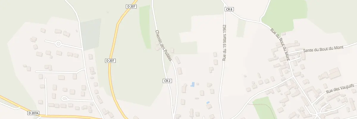 Plan du 92 Rte des Poilées à Brières-les-Scellés