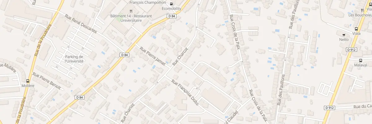 Plan du 47 Rue Charcot à Albi