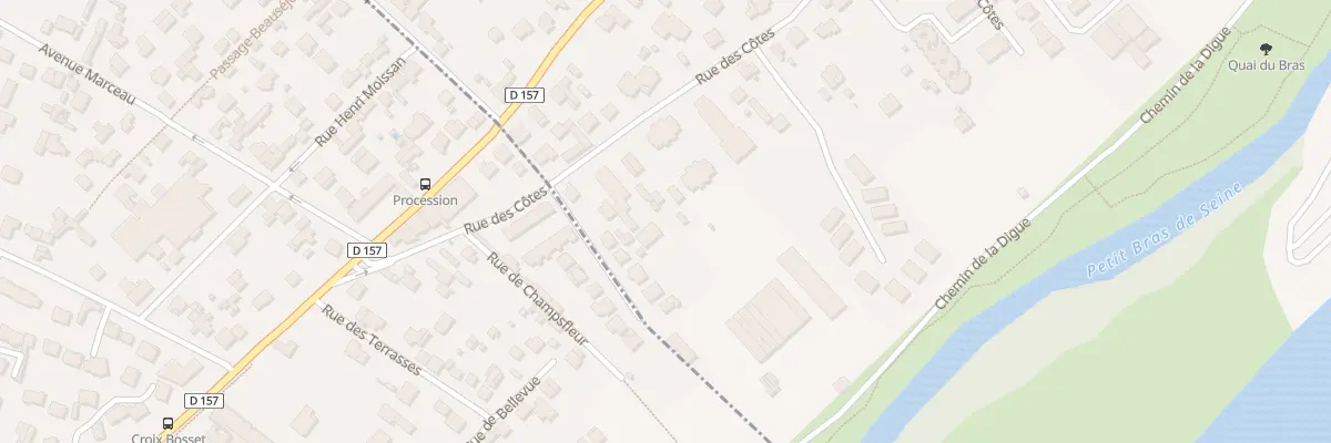 Plan du 121 Rue des Côtes à Maisons-Laffitte
