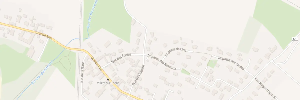 Plan du 2 Vc de l’Eglisier à Allonne
