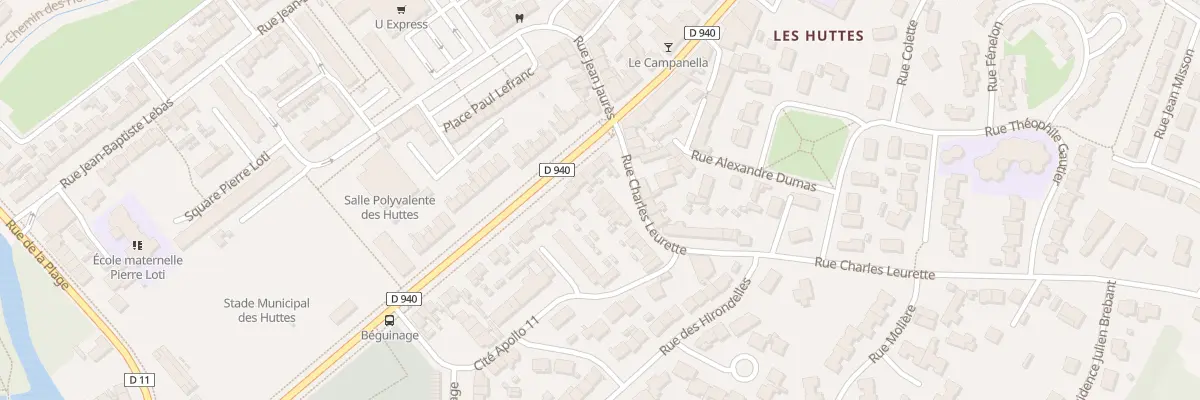 Plan du 2 Rue Charles Leurette à Gravelines