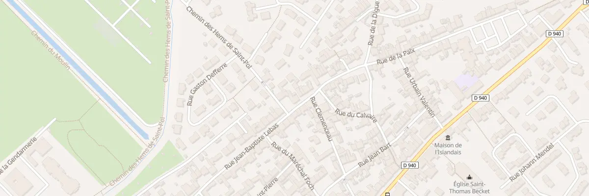 Plan du 139 Rue Jean-Baptiste Lebas à Gravelines