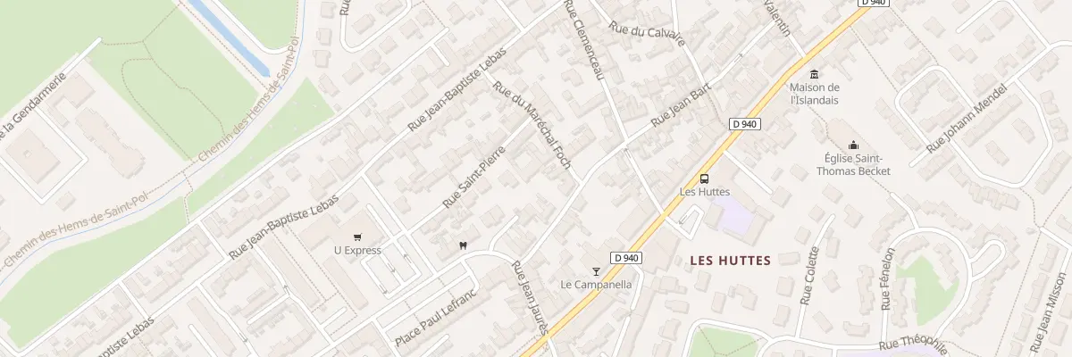 Plan du 13 Rue Jean Bart à Gravelines