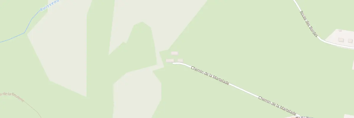 Plan du 1 La Martelade à Blessac