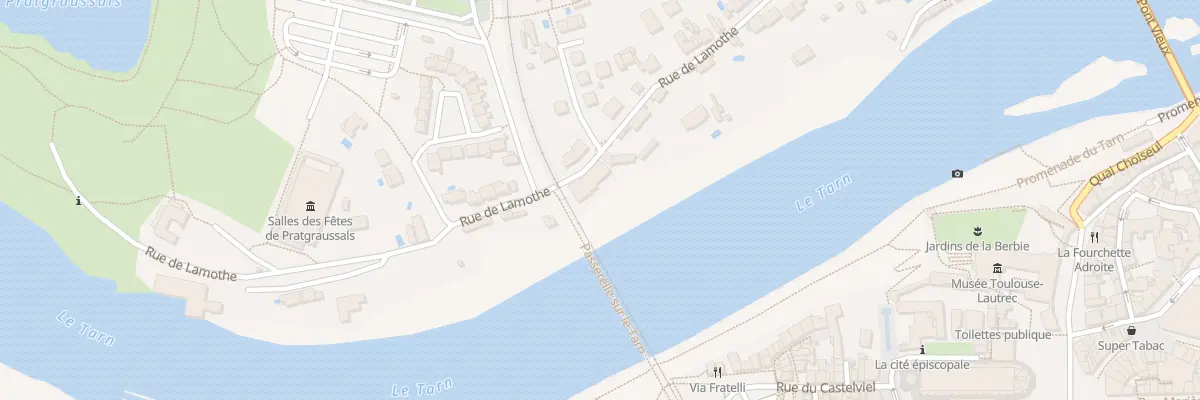 Plan du 57 Rue de Lamothe à Albi