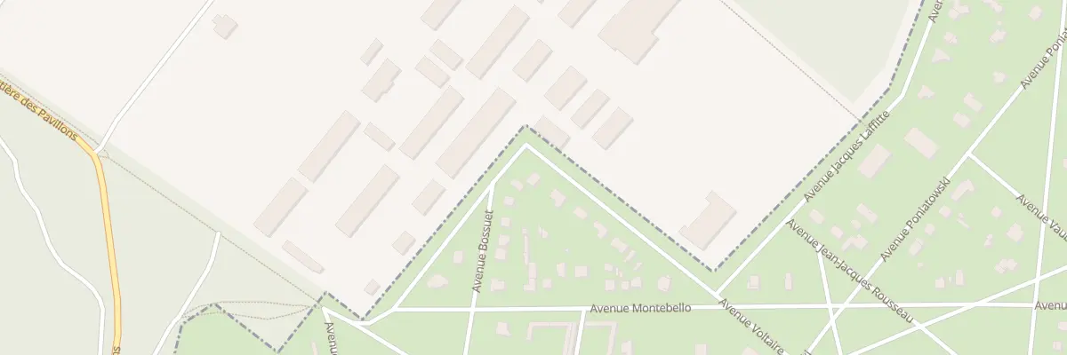 Plan du 1 Av Jacques Laffitte à Maisons-Laffitte