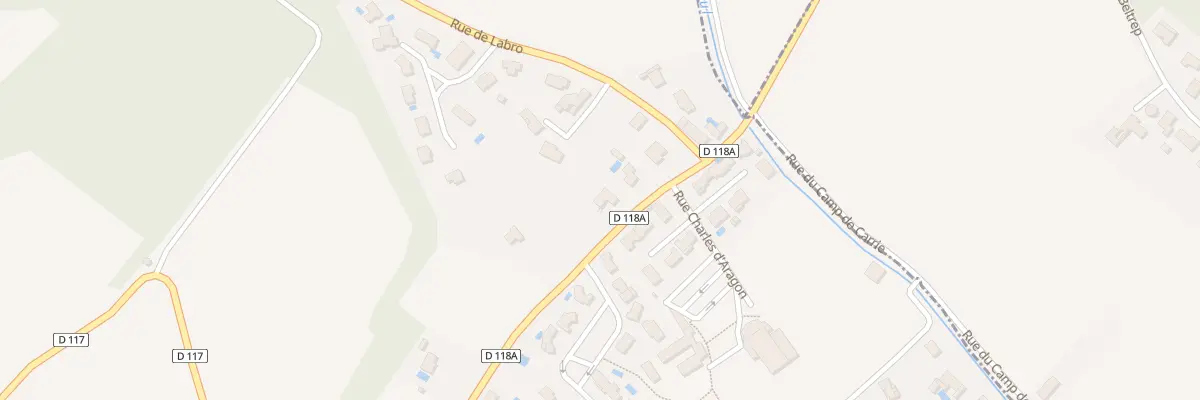 Plan du 497 Rte de la Saliésie à Saliès