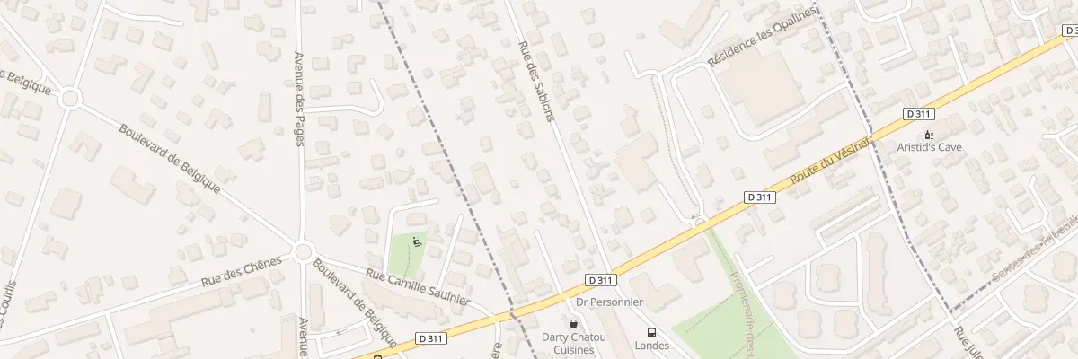 Plan du 11 Rue des Sablons à Chatou
