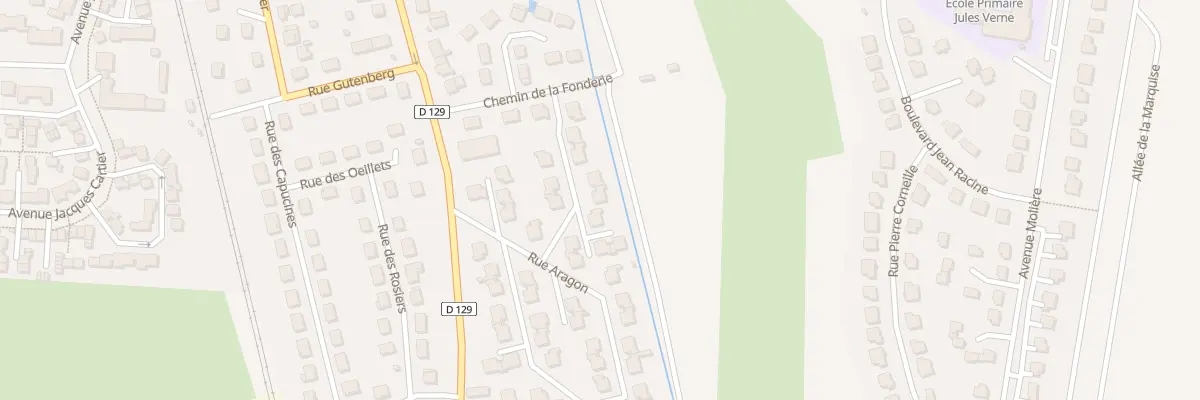 Plan du 27 Rue Aragon à Méru