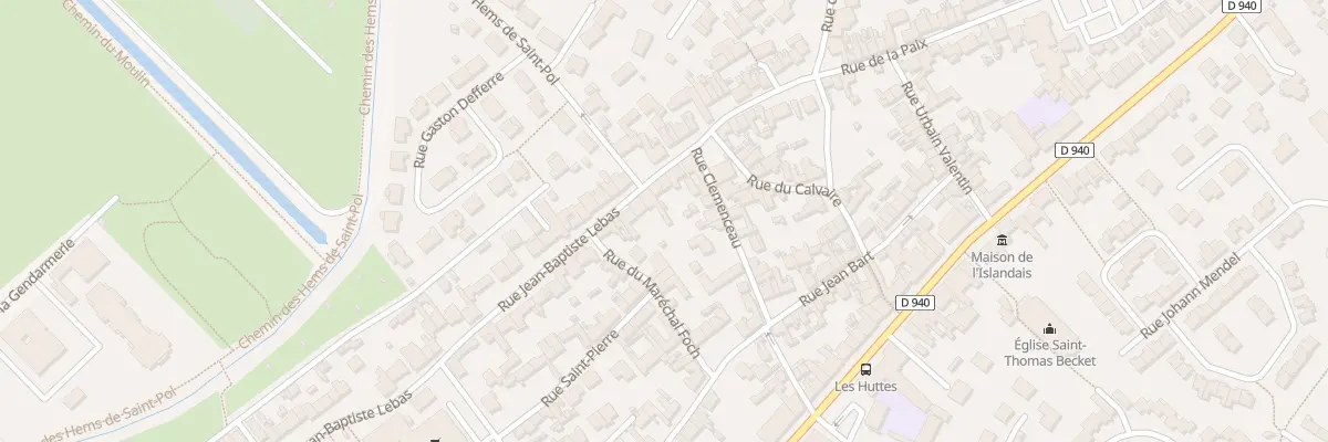 Plan du 48 Rue Jean-Baptiste Lebas à Gravelines